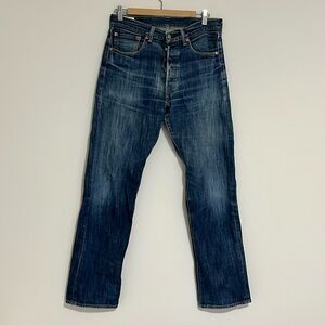Levi’s 501 Button Fly Straight Leg Jeans 32 x 34